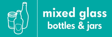 Mixed Glass Bottles & Jars Logo